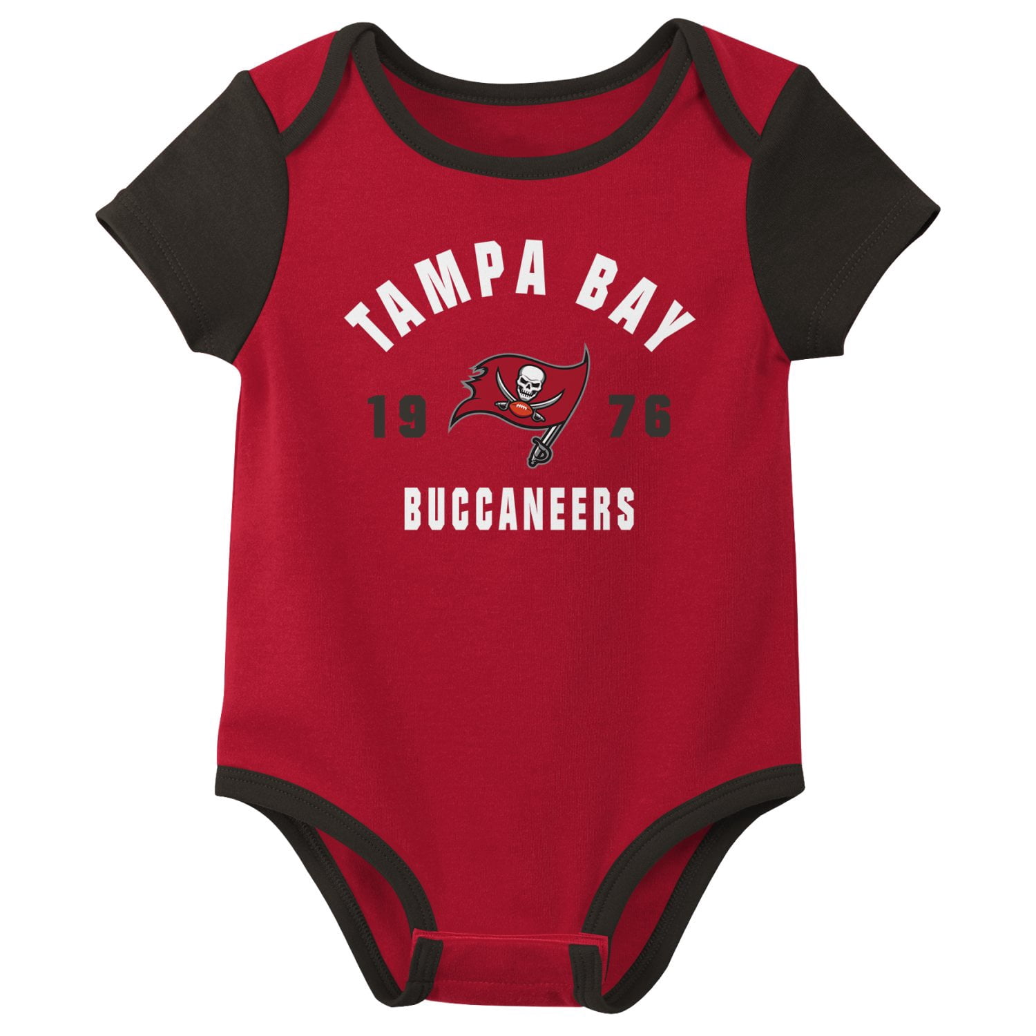 TAMPA BAY BUCCANEERS NFL Infant Boys 3 Pack Onesie Game Day Fan Apparel