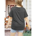 thumbnail image 3 of XCHQRTI Hocus Pocus Women's Plus Size Shirt Halloween Tshirt Casual Funny Short Sleeve Graphic Tees, 3 of 7