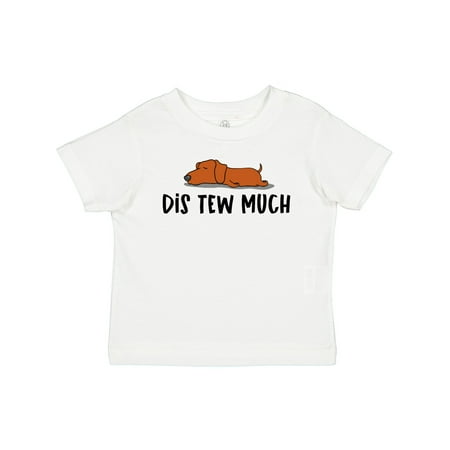 

Inktastic Napping Dis Tew Much Daschund Weiner Dog Brown Gift Baby Boy or Baby Girl T-Shirt