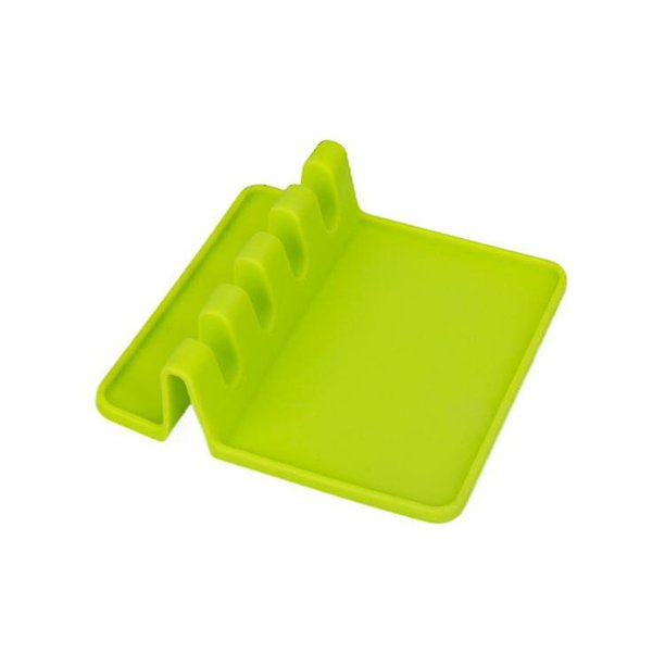 2 soportes para cucharas LANNMXG bandeja de utensilios de cocina soporte gigante de silicona