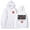 White, variant on Fuerza Regida 2024 Pero No Te Enamores Tour Unisex Long Sleeve Hooded Fleece Sweatshirt -Inspired Graphic Print Casual Streetwear