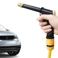 thumbnail image 4 of Pistola rociadora de boquilla de manguera de jardín, rociador de mano de metal, pistola de agua de alta presión ajustable para lavado de autos, 4 of 5