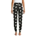 thumbnail image 2 of Secret Treasures Women's and Women's Plus Size Hacci Knit Pajama Jogger Pants, 2 of 5