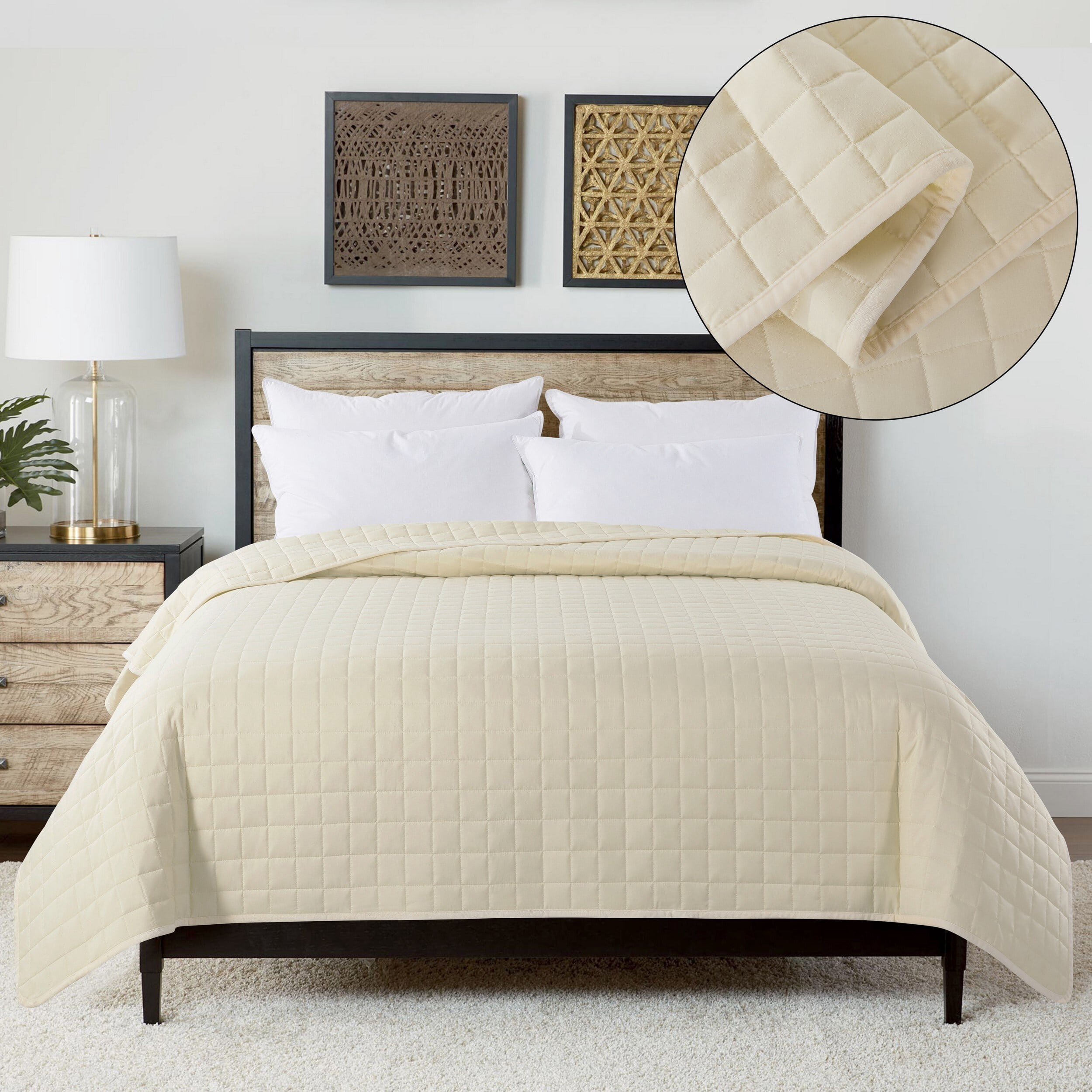 Subway Down Alternative Blanket - White - Full/Queen