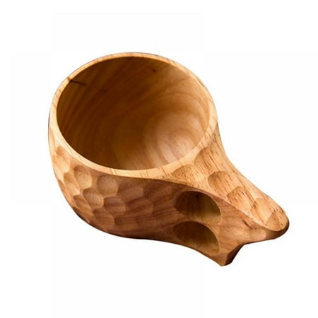 

Popvcly Coffee Cup Natural Jujube Wood Tea Cup With Hand Grip Milk Travel Wine Beer Cups For Home Bar Kitchen Gadgets
