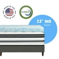 thumbnail image 4 of FoamGlobal Memory Foam Mattress Topper 2.5 Inch, TWIN XL Size Mattress Topper, Gel Memory Foam, 4 of 6