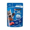 thumbnail image 1 of Cat Chow Pouch 12 Sobres Sabor Carne 85g Alimento Húmedo Para Gato Adulto, 1 of 4