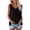 Black, variant on YODETEY Women’s Oversized V-Neck Tank Top,Womens Everyday Casual Sleeveless Tunic Tops for Summer, Women's Plus orange,Size S