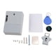 thumbnail image 2 of Kit de cerradura oculta de inducción electrónica ABS duradero sin perforaciones para joyería del hogar Puerta doble gris, 2 of 9