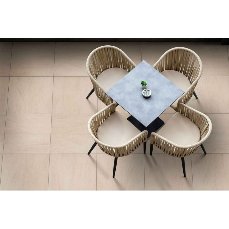 MSI Living Style Beige 24 in. x 24 in. Matte Porcelain Paver