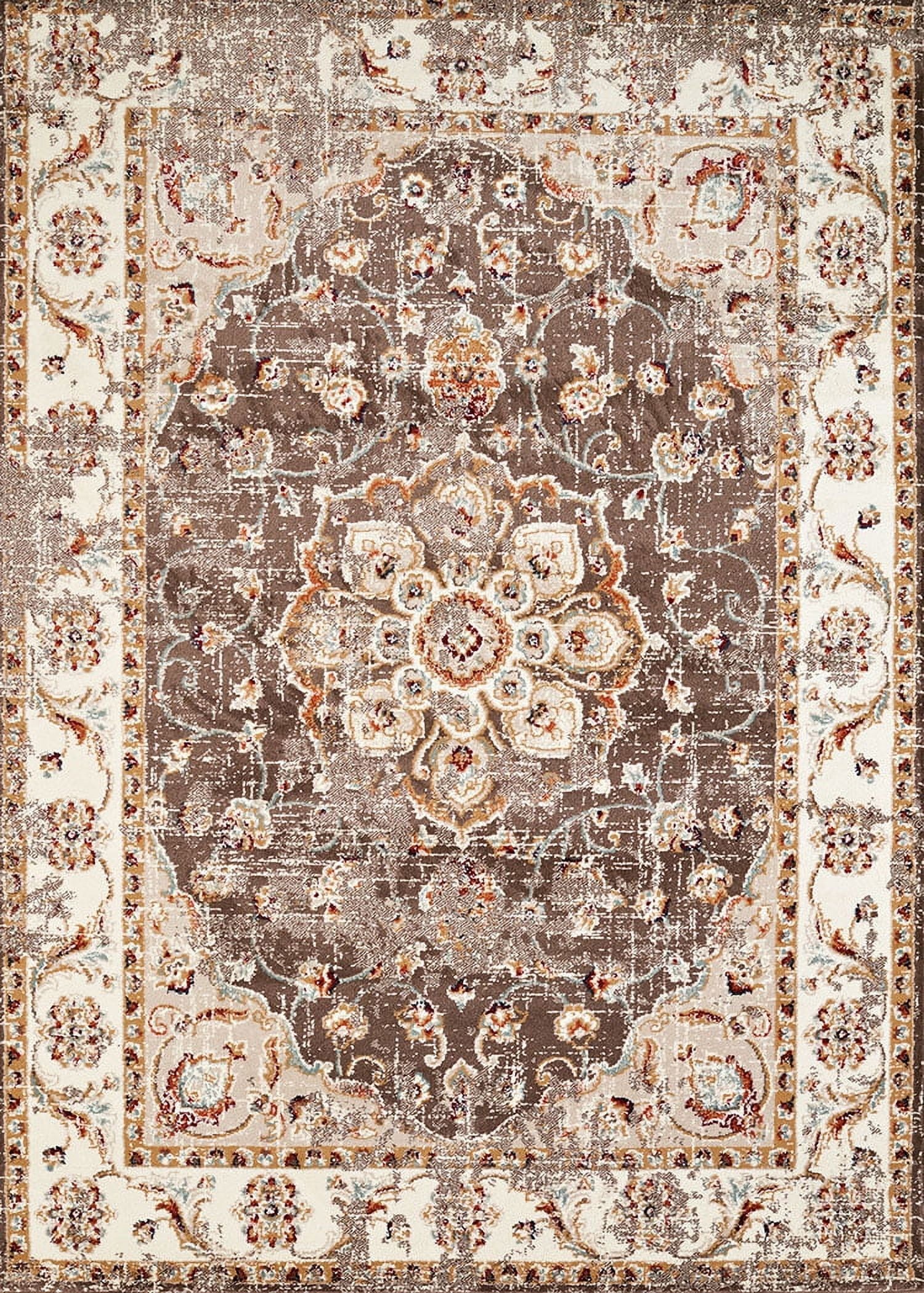 United Weavers Bridges Ponte Vecchio Taupe Runner Rug 1'10" X 7'2"