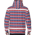 thumbnail image 7 of Picia Fourth Of July Pattern Casual Men's Hoodie - Lightweight Hooded Sweatshirt with Kangaroo Pocket, Comfortable Pullover for Everyday, Travel-Medium, 7 of 7