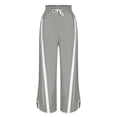 thumbnail image 2 of Endives Womens Wide Leg Pants Striped Oversized Barrel Pants Lightweight Drawsting Comfy Trousers with Pockets Trendy, 2 of 6
