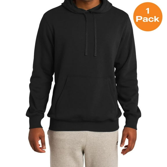 Sport-Tek ST254 Pullover Hooded Sweatshirt , Black, 3XL, Mens Hoodies and Sweatshirts