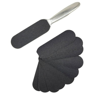 Double Sided Foot File with 5 Coarse and 5 Fine Self Adhesive Sandpaper