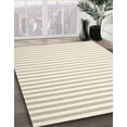 thumbnail image 3 of Ahgly Company Machine Washable Indoor Square Contemporary Bisque Beige Area Rugs, 3' Square, 3 of 7