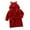 Pink, variant on 1-7Y Boys Girls Bathrobe Toddler Kids Rabbit Ears Thickened Night-Robe Coral Fleece Autumn Winter Pajamas