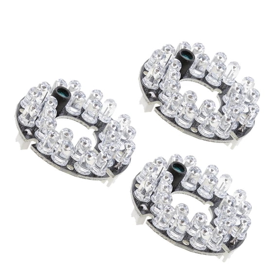 3 Packs IR 24 LED Light Board Lamp Board Module for Camera IR LED