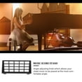 thumbnail image 3 of Miangastore Portable Music Stand with Carrying Bag Black Lightweight and Adjustable for Multi-Surface Use 1Pc, 3 of 8