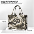 thumbnail image 3 of Large Capacity Tote Bag,Black Marble Gold Dot Pattern Handbag Fashion Luxury Tote Bag,15.7"x13"x 5.1" Inches,Laptop Compatible, 3 of 6