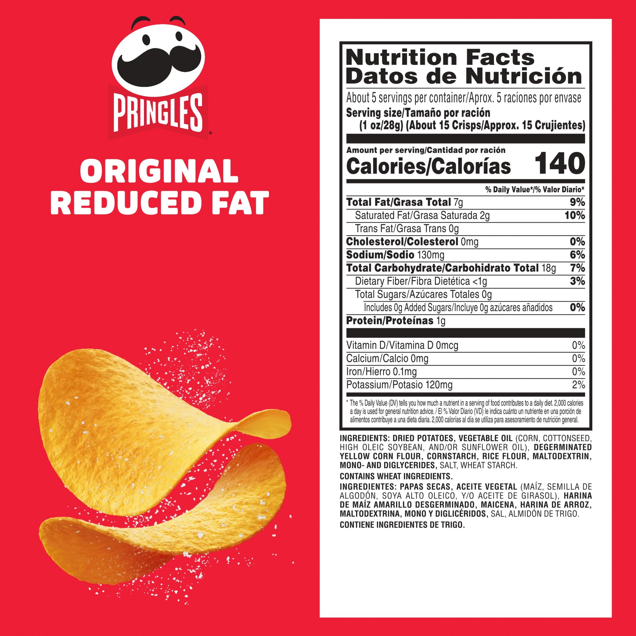 Pringles Reduced Fat Original