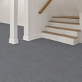thumbnail image 6 of EAZY Floor French Broad Wide Wale Gray Residential 18 in. x 18 in. Peel and Stick Carpet Tile Square 22.5 sq. ft., for home office and versatile areas, 6 of 12