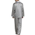 thumbnail image 4 of Ensemble de Pyjama Soyeux à Manches Longues pour Hommes, 4 of 4