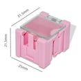 thumbnail image 3 of MYG 10pcs 31.5x21.5x25mm Electronic Component Container Cases Mini Storage Boxes kit, 3 of 8