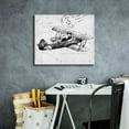 thumbnail image 4 of Epic Graffiti 'Flight Schematic I' by Ethan Harper, Giclee Canvas Wall Art, 24"x20", 4 of 8