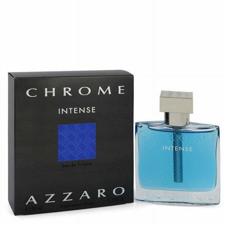 Azzaro Chrome Intense Cologne for Men, 3.4 Oz