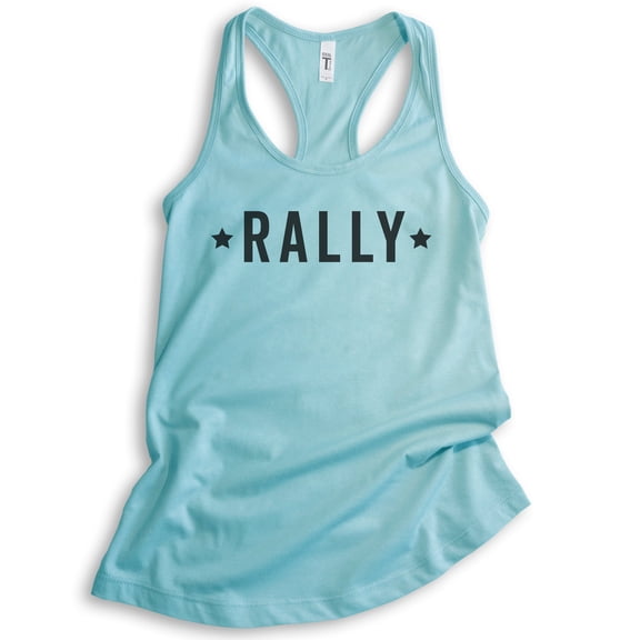 Rally Tank Top, Ladies Racerback Tank Top, Sports Fan Tank, Tailgate Tank, College Football Tank, Cancun, Medium