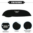 thumbnail image 4 of Unique Bargains Car Dashboard Cover Mat Compatible for Kia Sorento 2017-2020, Protective Polyester Center Console Interior Trim Dash Board Mat Black Line, 4 of 7