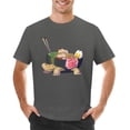 thumbnail image 1 of Camiseta de marca para hombre, camiseta de tortuga ramen, camiseta lisa para hombre, camisetas de talla grande, camisetas de algodón para hombre, camiseta de moda, 1 of 7
