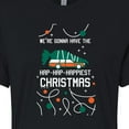 thumbnail image 3 of National Lampoon's Christmas Vacation - Hap-Hap-Happiest - Juniors Cropped Cotton Blend T-Shirt, 3 of 5