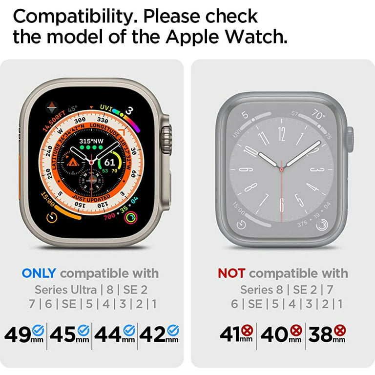 Apple Watch Series (49mm/45mm/44mm/42mm), Spigen [Lite Fit Ultra] Watch  Band