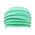thumbnail image 1 of Diadema elástica para mujer, suave, elástica, ancha, para yoga, turbante, azul lago brillar Electrónica, 1 of 5