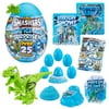 Smashers Dino Ice Age Surprise Egg (with Over 25 Surprises!) by ZURU - Raptor- Green