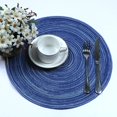 thumbnail image 3 of 6pcs Place Mat,Woven Placemats Heat-resistant Braided Dinner Table Mat, 3 of 3