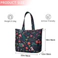 thumbnail image 4 of Pioneer Flower Floral Print Pattern Travel Tote Bags for Women Carry On,Large Weekender Bags for Women Travel,Multi Functional Duffle Bag for Work,Shopping,Sports, 4 of 5
