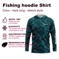 thumbnail image 4 of Myliigor Upf 50 Lightweight Sun Blocking Water Sports Mens Fishing Shirts Fast Dry Long Sleeve Hooded T-Shirt Blue XL, 4 of 8