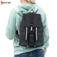 thumbnail image 4 of Spencer Womens Backpack Purse Waterproof Nylon Rucksack Anti-theft Daypack Shoulder Bag for Travel Hiking (11x12.6x4.3 inch), 4 of 9