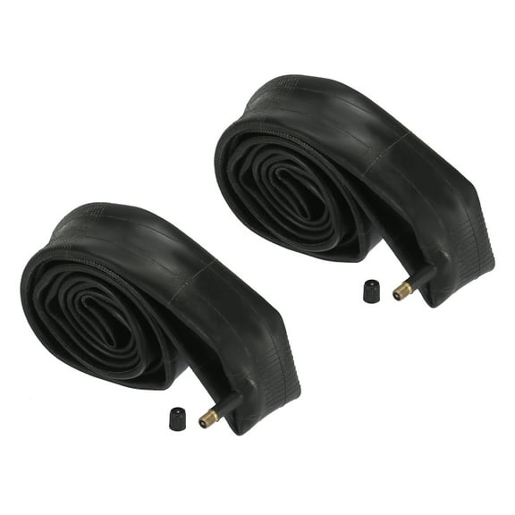 Motoforti 2pcs 26"x2.15/2.4" Bike Inner Tube American Type Valve Bicycle Inner Tube Tyres 32mm Black