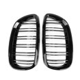 thumbnail image 4 of par de parrilla delantera de coche negra brillante 51137157277 apta para Serie 3 E92 E93 06-09, 4 of 8