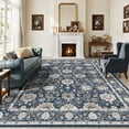 thumbnail image 2 of CHITOOMA 9'x12' Area Rugs for Living Room, Boho Machine Washable Stain Resistant Non-Shed Carpet, Floral Area Rug with Non-Slip Backing for Bedroom, Dining Room, Dorm, Office, 2 of 10