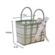 thumbnail image 3 of Organizadores y almacenamiento de armario, bolsa de playa tejida de plástico transparente, elegante cesta para verduras, bolsa de regalo de agradecimiento para maestros con flores, bolsa de mano con c, 3 of 8