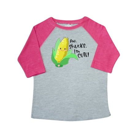 

Inktastic Aw Shucks I m Cute! Corn Humor Gift Toddler Boy or Toddler Girl T-Shirt