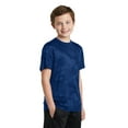 thumbnail image 4 of SPORT-TEK Boys CamoHex Tee, Small, True Royal, 4 of 6