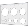 thumbnail image 1 of GHSDFBB 8 en 1 Modèle de Jigs pour Routeur, Modèles de Routeur pour Menuiserie, Incrustation de Clés Circulaires Décorative, 1 of 7