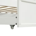 thumbnail image 6 of Monspeace Twin Size Wood Daybed with Twin Size Trundle - White, 6 of 8