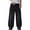 Black+non-striped, variant on Men's Y2K Baggy Jeans Wide Leg Stretchy Denim Pants, Skater Striped Oversized Streetwear Casual Trousers
